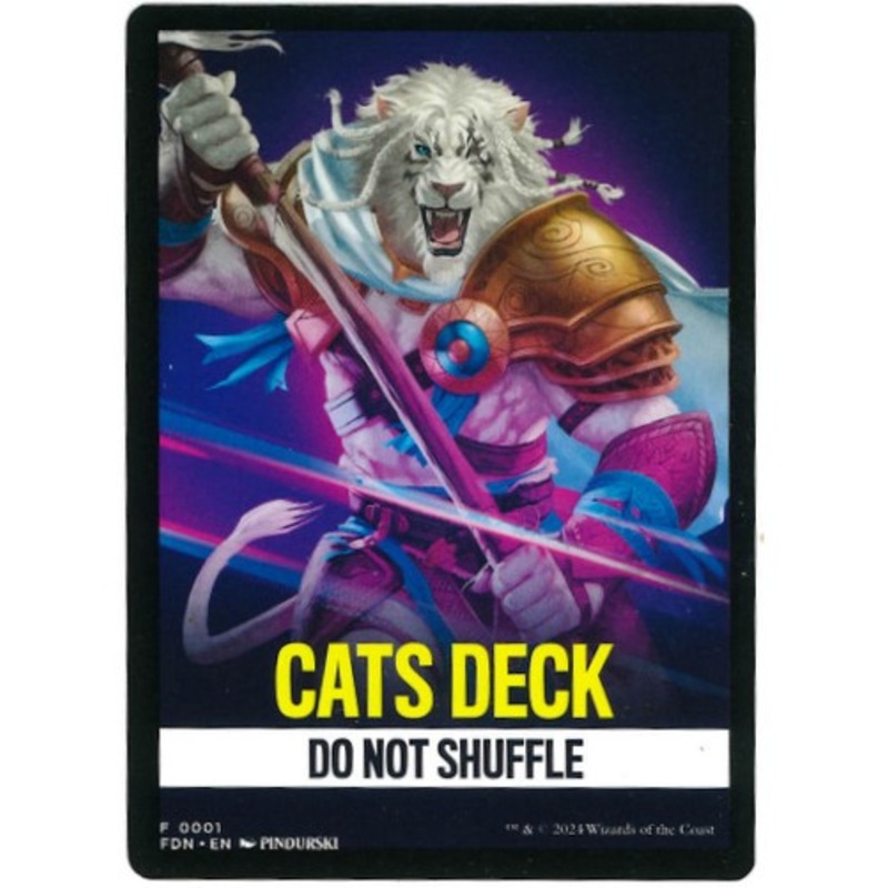 Cats Deck (Front Summary Card) | Foundations