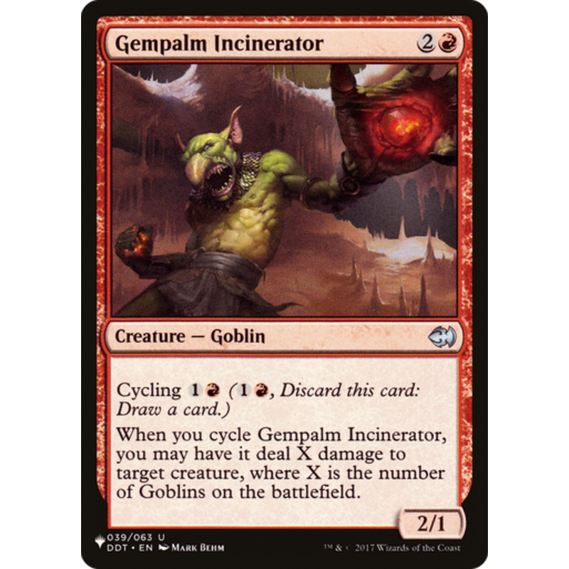 Gempalm Incinerator (The List Reprint) | Duel Decks: Merfolk vs. Goblins