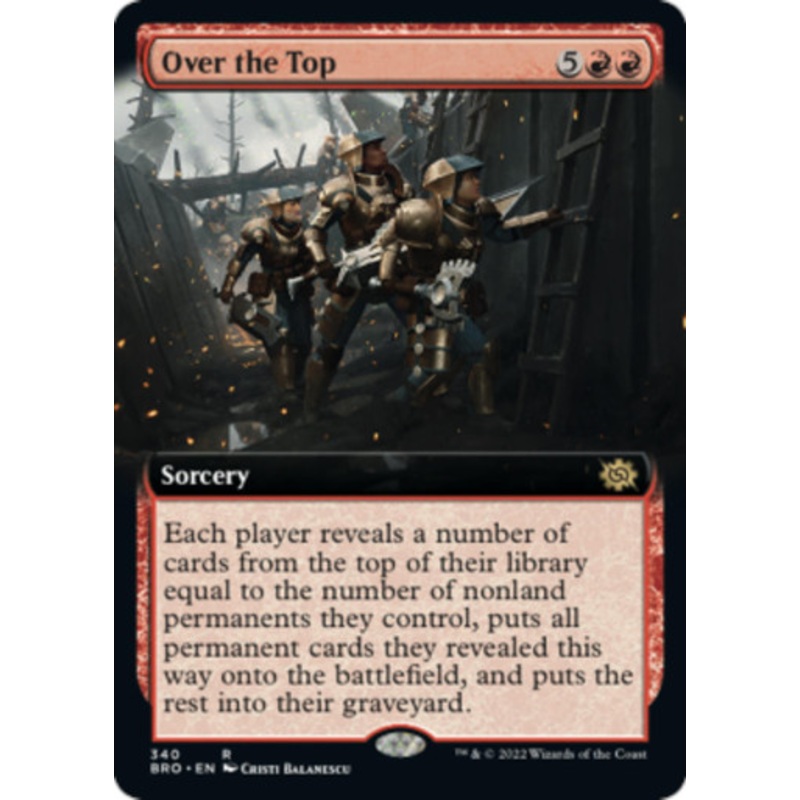 Over the Top (Extended Art foil) | The Brothers’ War