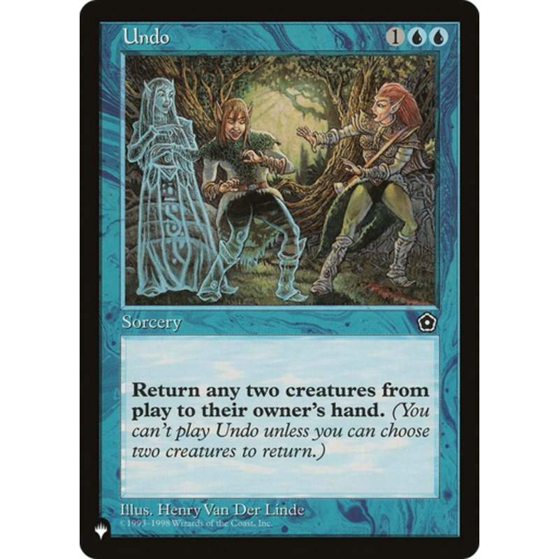 Undo (The List Reprint) | Portal Second Age