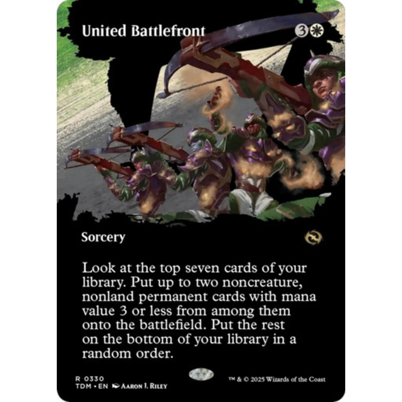 United Battlefront (Borderless Art) | Tarkir: Dragonstorm
