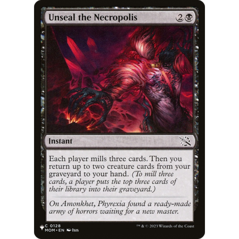Unseal the Necropolis (The List Reprint) | March of the Machine