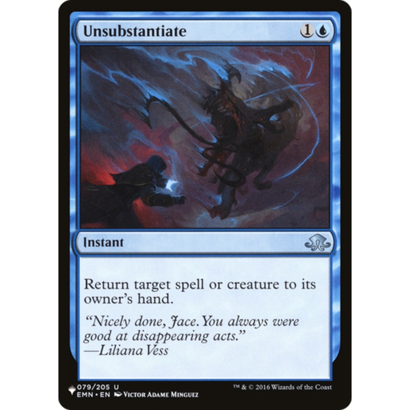 Unsubstantiate (The List Reprint) | Eldritch Moon