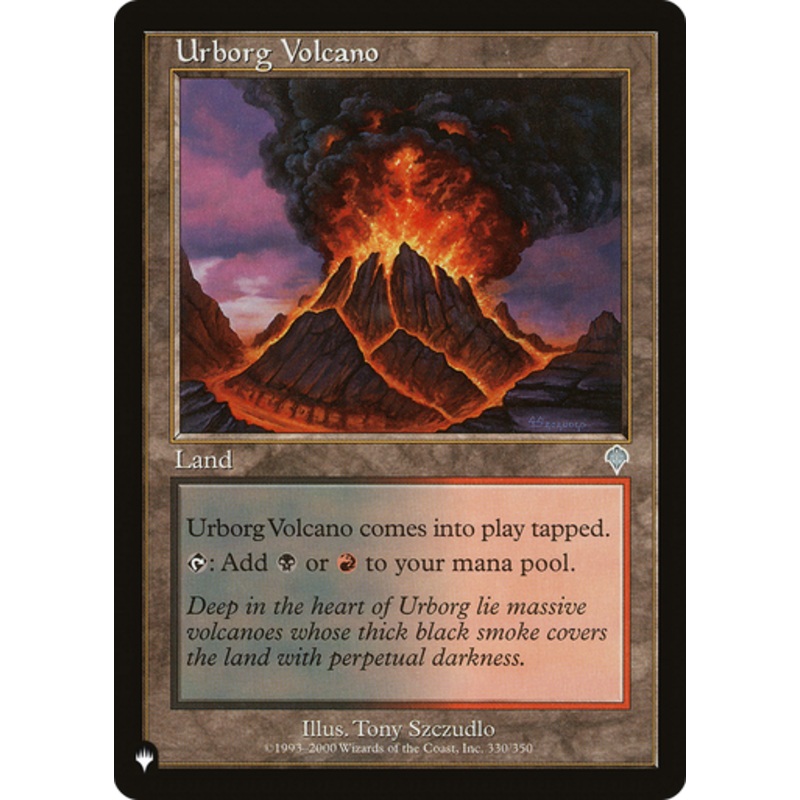 Urborg Volcano (The List Reprint) | Invasion