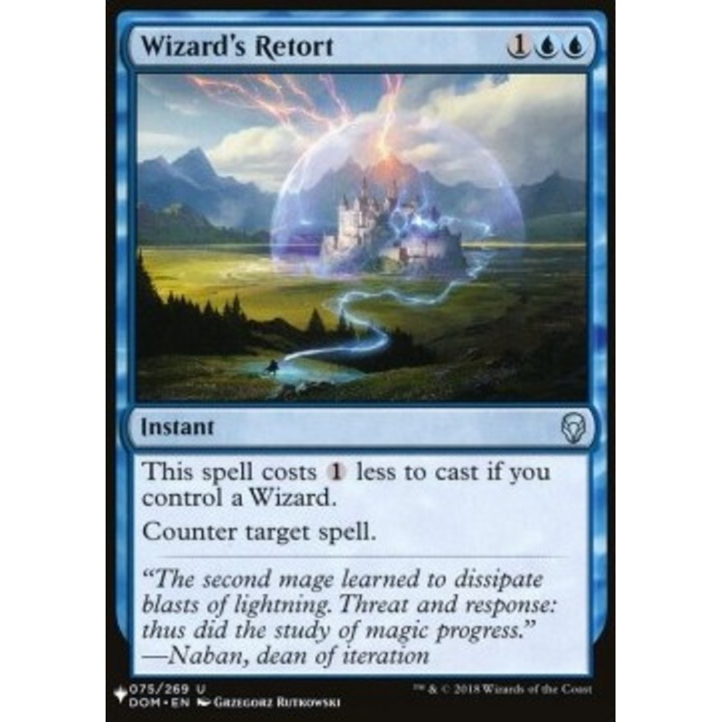 Wizard’s Retort (The List Reprint) | Dominaria