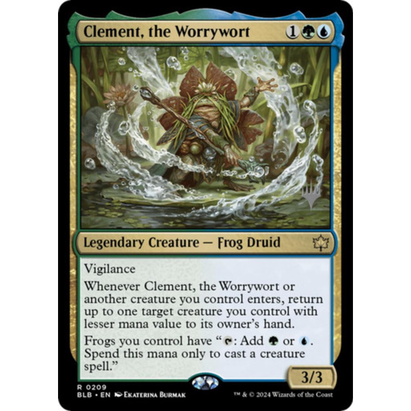 Clement, the Worrywort (Promo Pack Foil) | Bloomburrow
