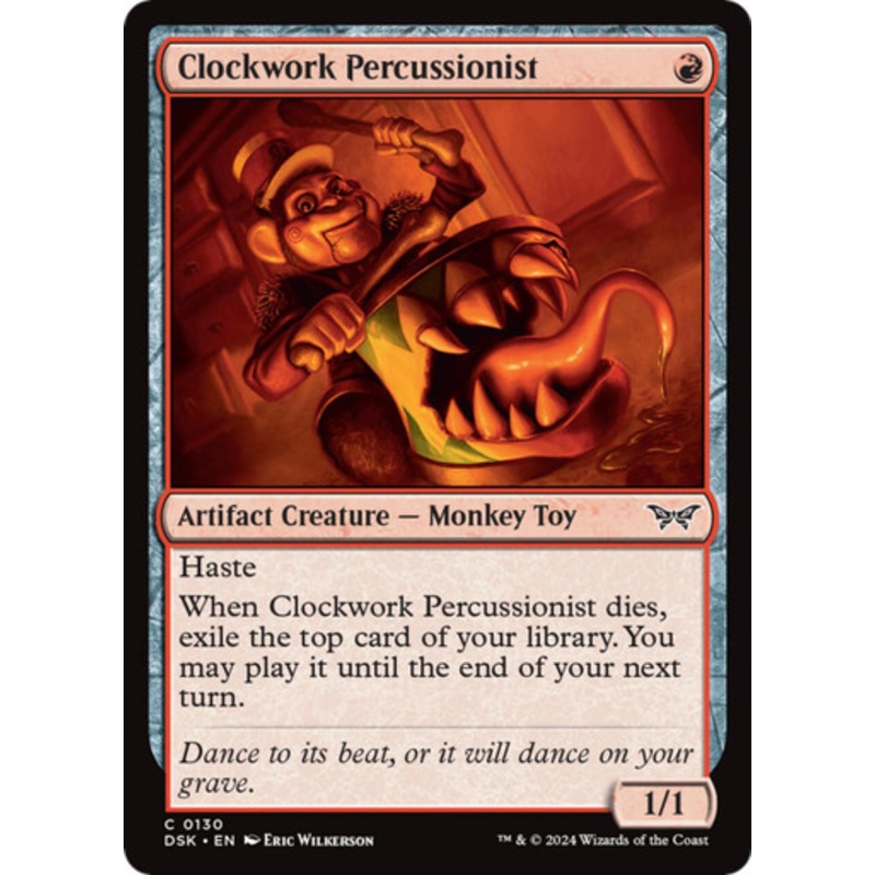 Clockwork Percussionist (#130) | Duskmourn: House of Horror