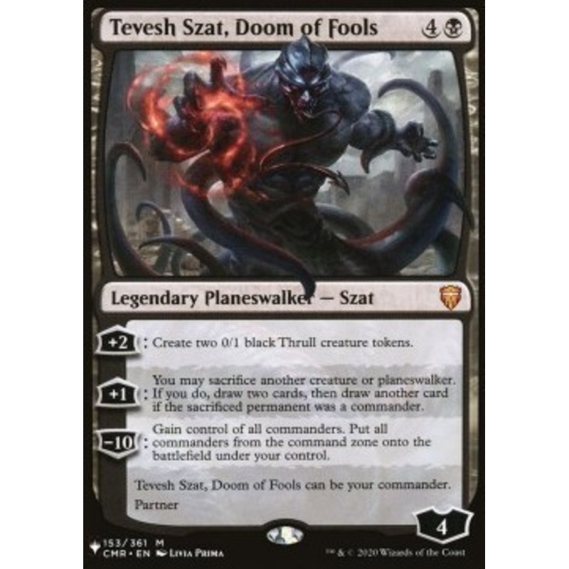 Tevesh Szat, Doom of Fools (The List Reprint) | Commander Legends