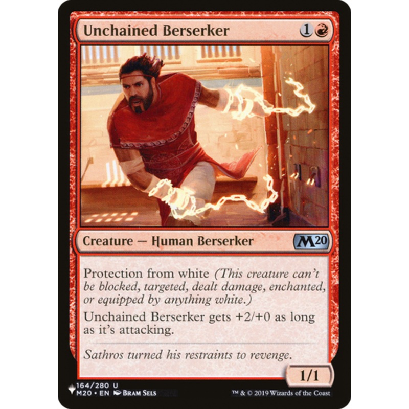 Unchained Berserker (The List Reprint) | Core Set 2020