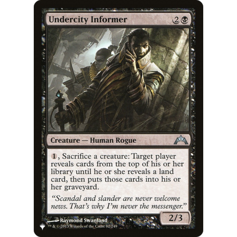 Undercity Informer (The List Reprint) | Gatecrash