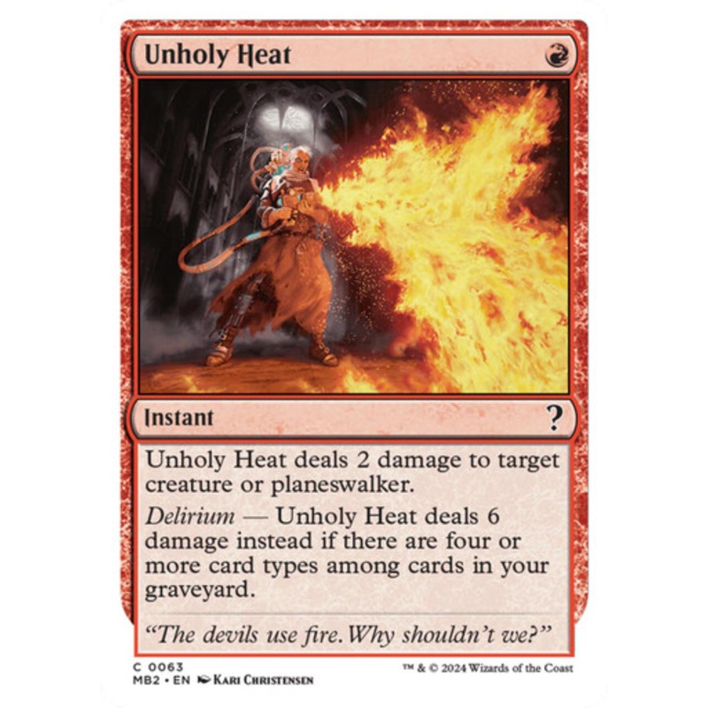 Unholy Heat | Mystery Booster 2