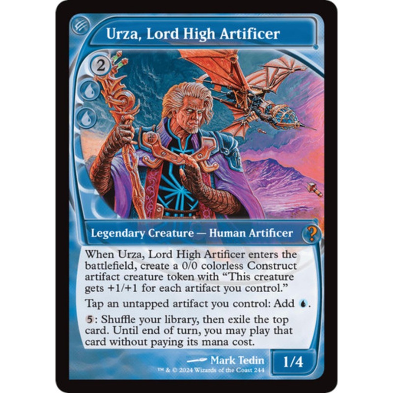 Urza, Lord High Artificer (Future Frame Foil) | Mystery Booster 2
