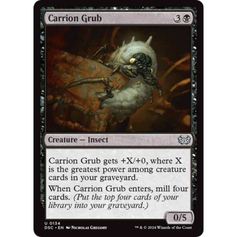 Carrion Grub | Duskmourn: House of Horror Commander