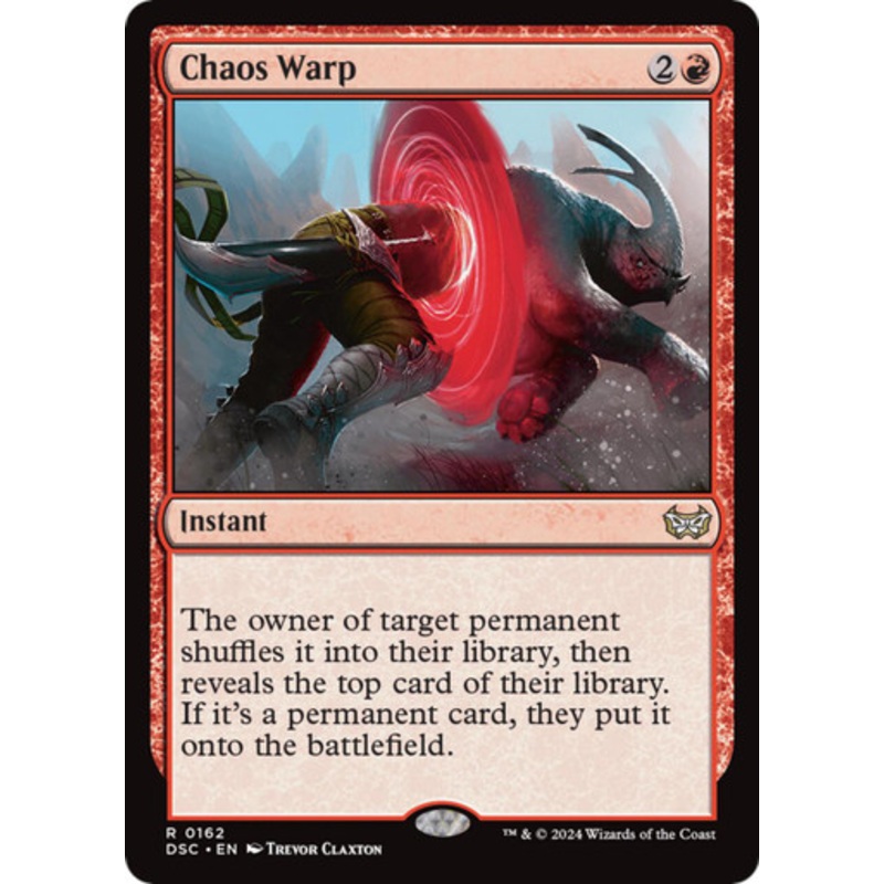 Chaos Warp | Duskmourn: House of Horror Commander