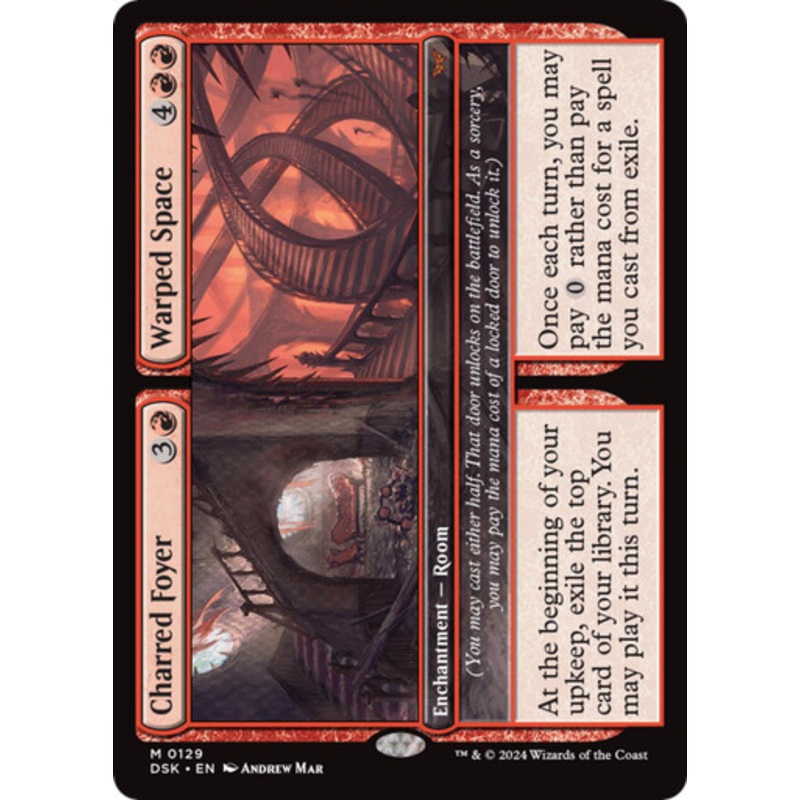 Charred Foyer // Warped Space | Duskmourn: House of Horror