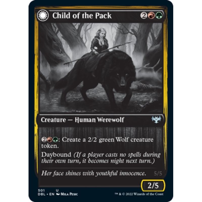 Child of the Pack // Savage Packmate | Innistrad: Double Feature