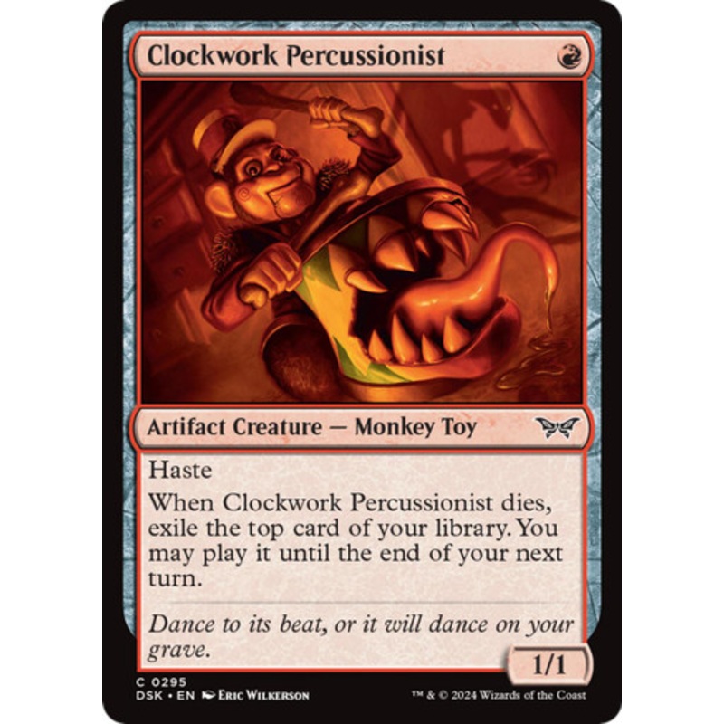 Clockwork Percussionist (#295) | Duskmourn: House of Horror
