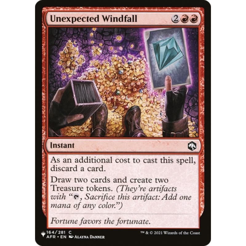 Unexpected Windfall (The List Reprint) | Adventures in the Forgotten Realms