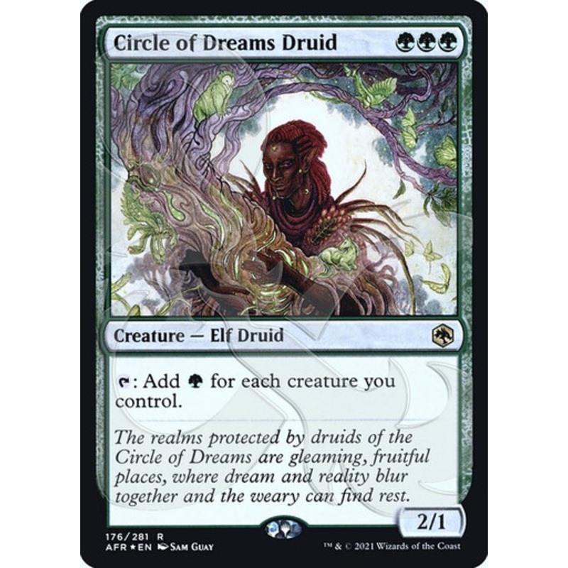Circle of Dreams Druid (Ampersand promo foil) | Adventures in the Forgotten Realms