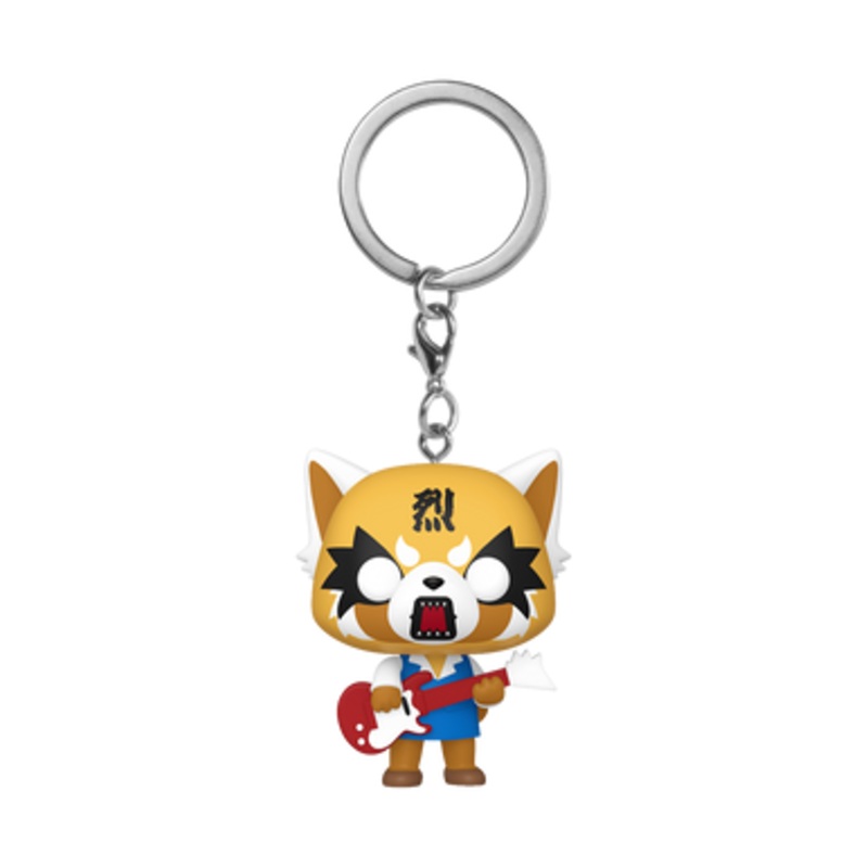 Pocket POP! Keychain: Aggretsuko – Aggretsuko with Guitar