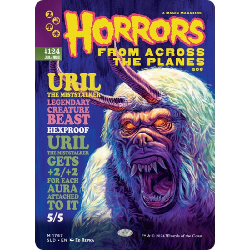 Uril, the Miststalker (Borderless Art) (Secret Lair – Monstrous Magazine) | Secret Lair Drops