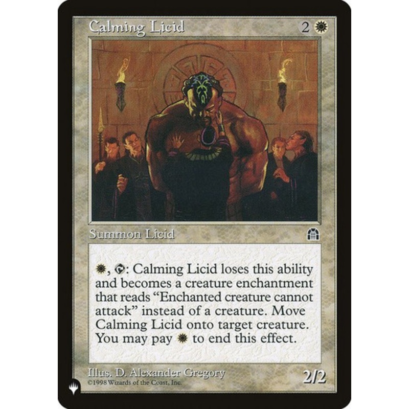 Calming Licid (The List Reprint) | Stronghold
