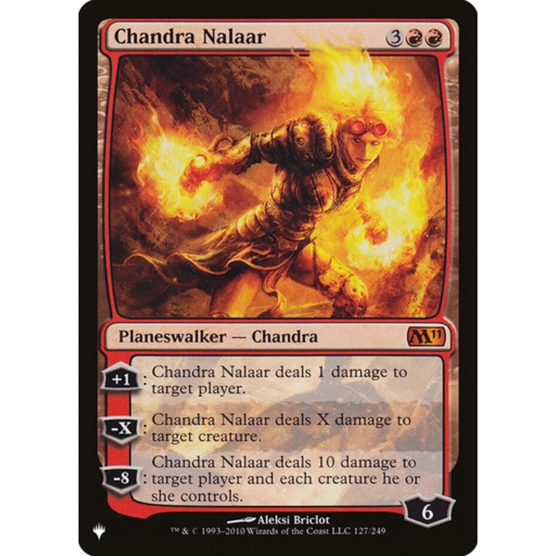 Chandra Nalaar (The List Reprint) | Magic 2011 Core Set