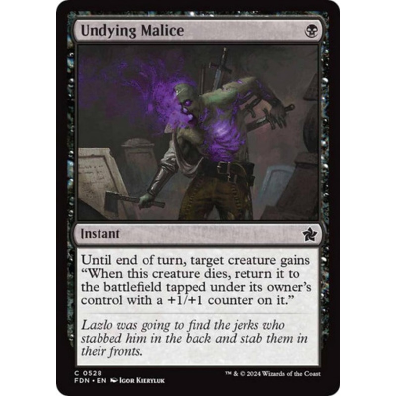 Undying Malice | Foundations
