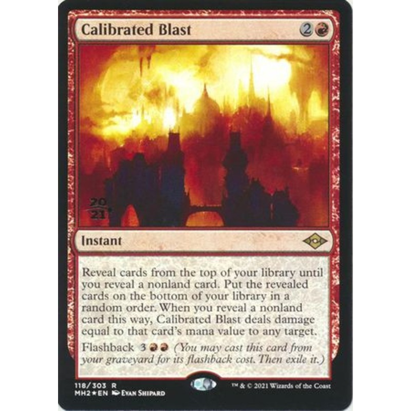 Calibrated Blast (Modern Horizons 2 Prerelease foil) | Modern Horizons 2