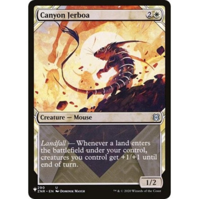 Canyon Jerboa (The List Reprint) | Zendikar Rising
