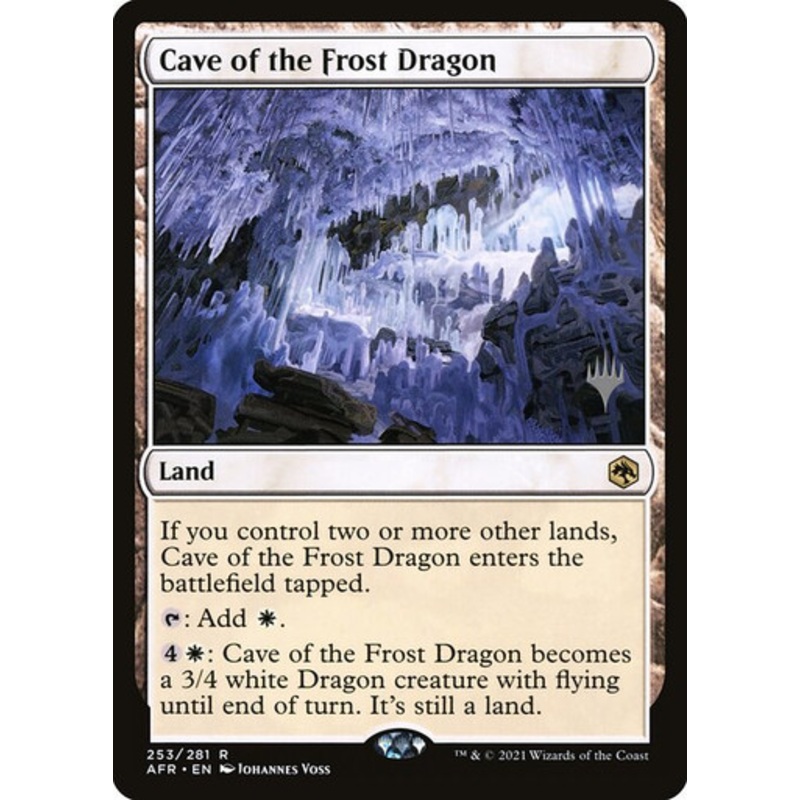 Cave of the Frost Dragon (Promo Pack foil) | Adventures in the Forgotten Realms