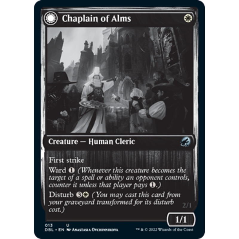 Chaplain of Alms // Chapel Shieldgeist | Innistrad: Double Feature