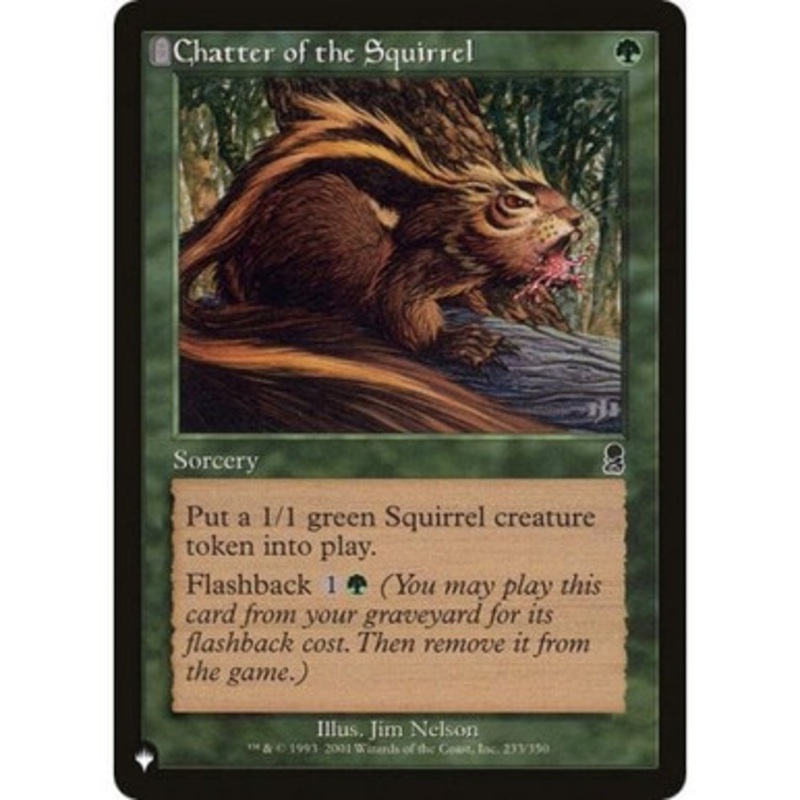 Chatter of the Squirrel (The List Reprint) | Odyssey