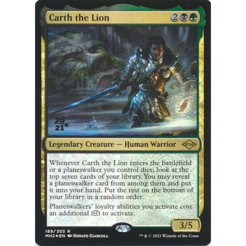 Carth the Lion (Modern Horizons 2 Prerelease foil) | Modern Horizons 2