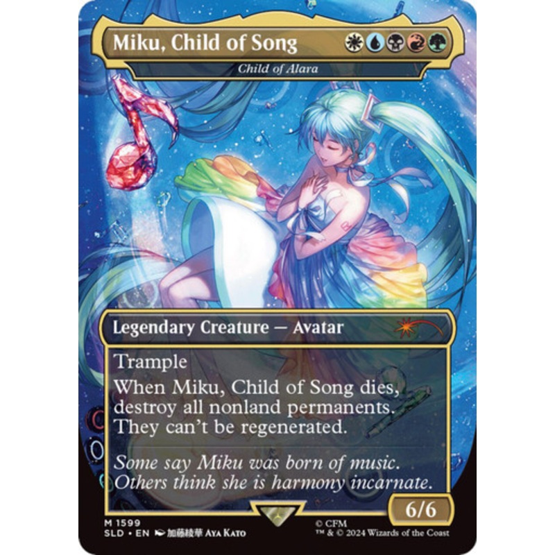 Child of Alara [Miku, Child of Song] (Secret Lair – Hatsune Miku: Digital Sensation) | Secret Lair Drops
