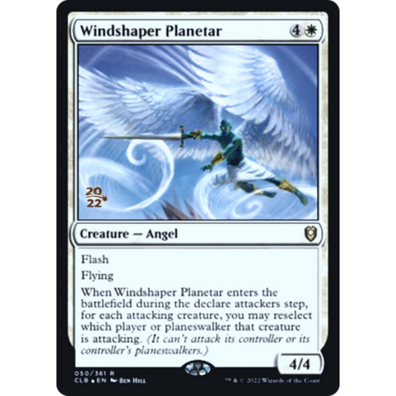 Windshaper Planetar (Prerelease foil) | Commander Legends: Battle for Baldur’s Gate
