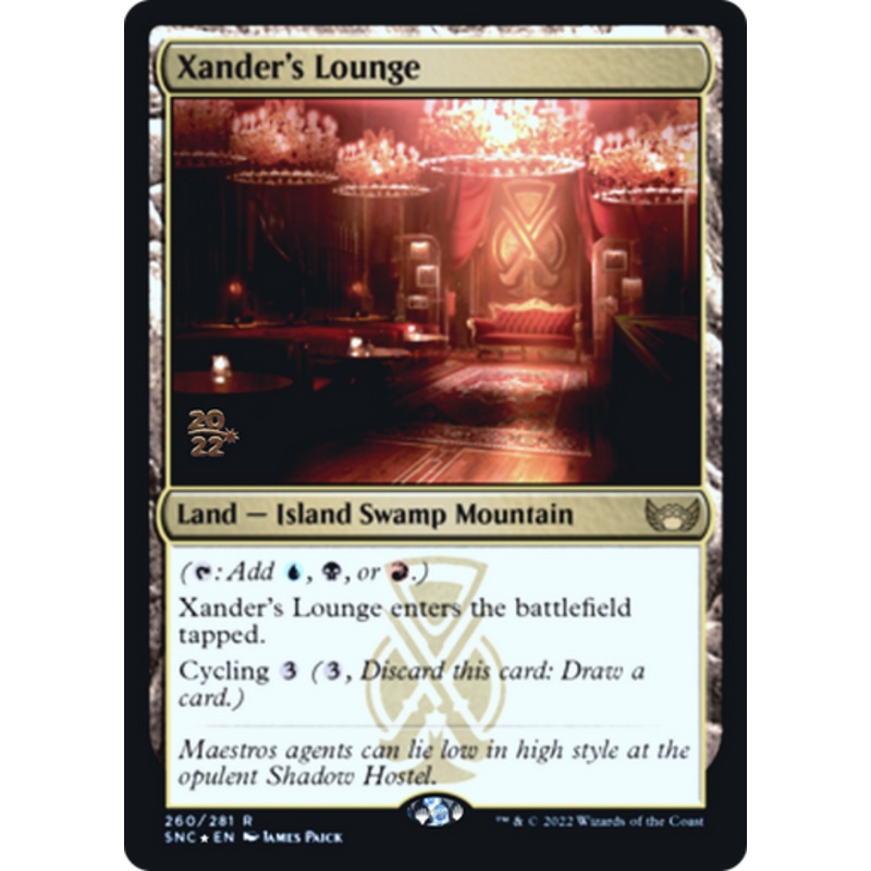 Xander’s Lounge (Prerelease foil) | Streets of New Capenna