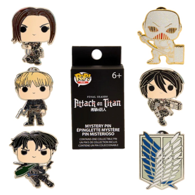 Attack on Titan: The Final Season Characters Mystery Box POP! Pins