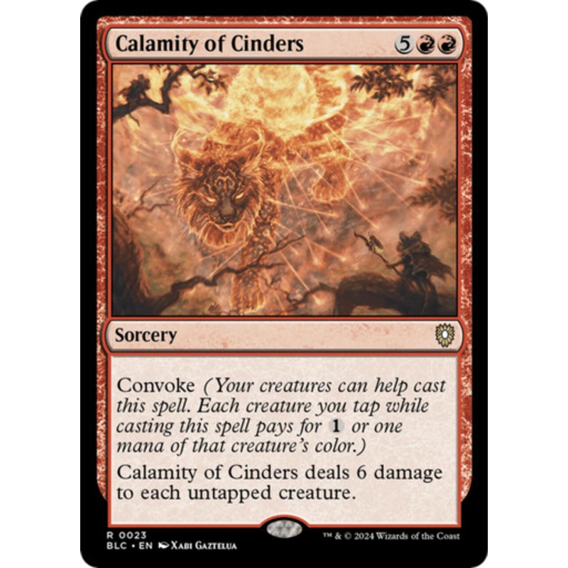 Calamity of Cinders | Bloomburrow Commander