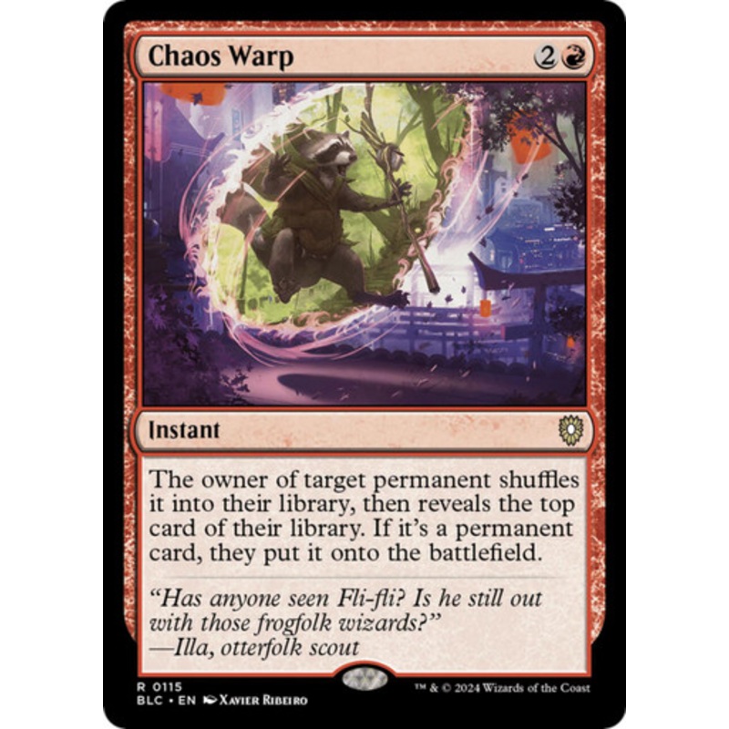 Chaos Warp | Bloomburrow Commander