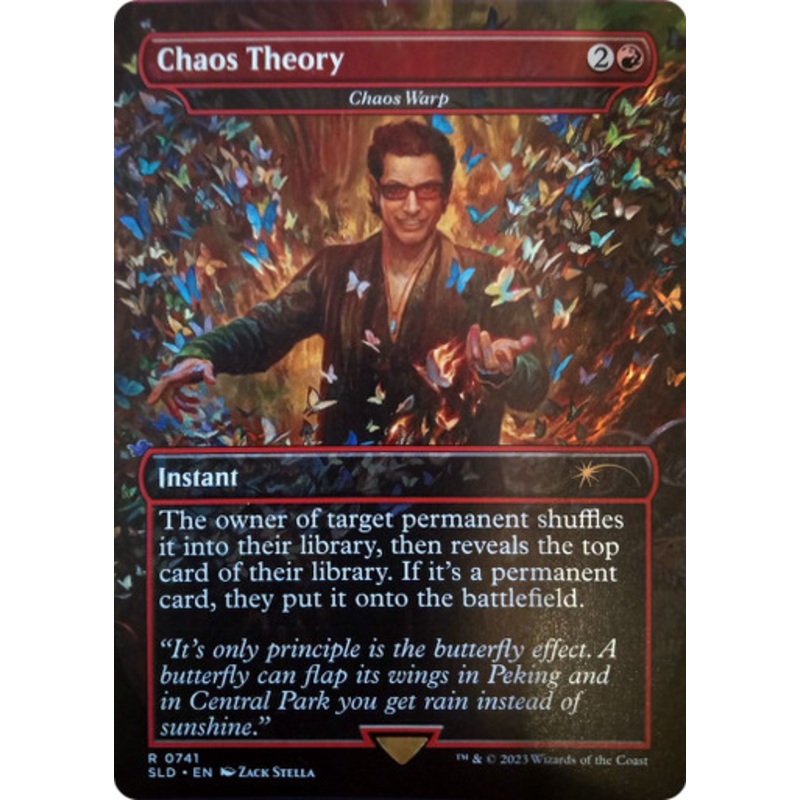 Chaos Warp [Chaos Theory] (Secret Lair – Jurassic World: Dr. Ian Malcolm) | Secret Lair Drops