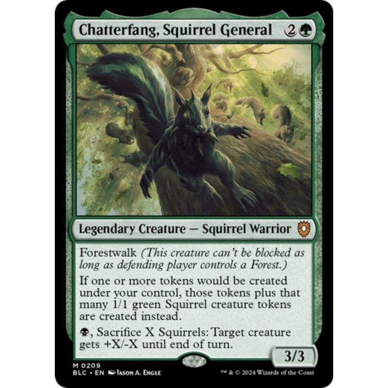 Chatterfang, Squirrel General | Bloomburrow Commander