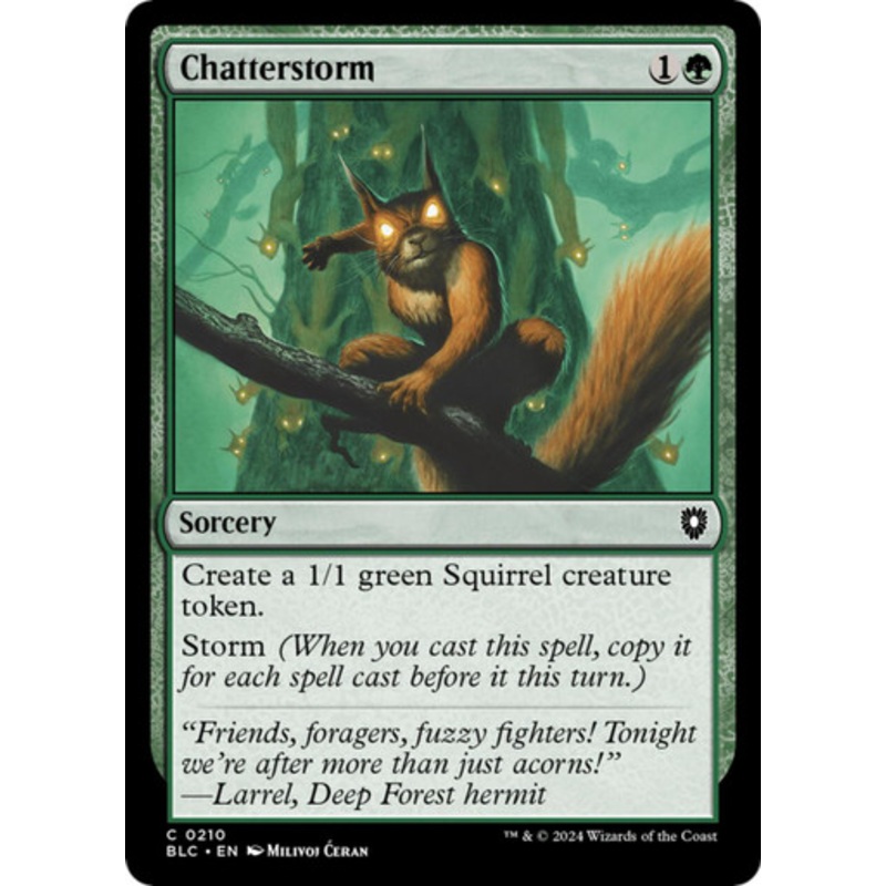 Chatterstorm | Bloomburrow Commander