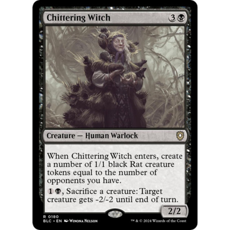 Chittering Witch | Bloomburrow Commander