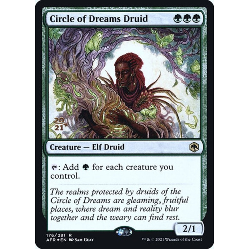 Circle of Dreams Druid (Adventures in the Forgotten Realms Prerelease foil) | Adventures in the Forgotten Realms