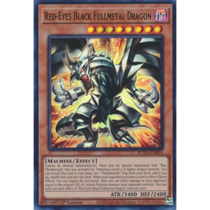 ROTA-EN005 Red-Eyes Black Fullmetal Dragon (Ultra Rare)