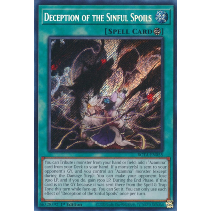 ROTA-EN055 Deception of the Sinful Spoils (Quarter Century Secret Rare)