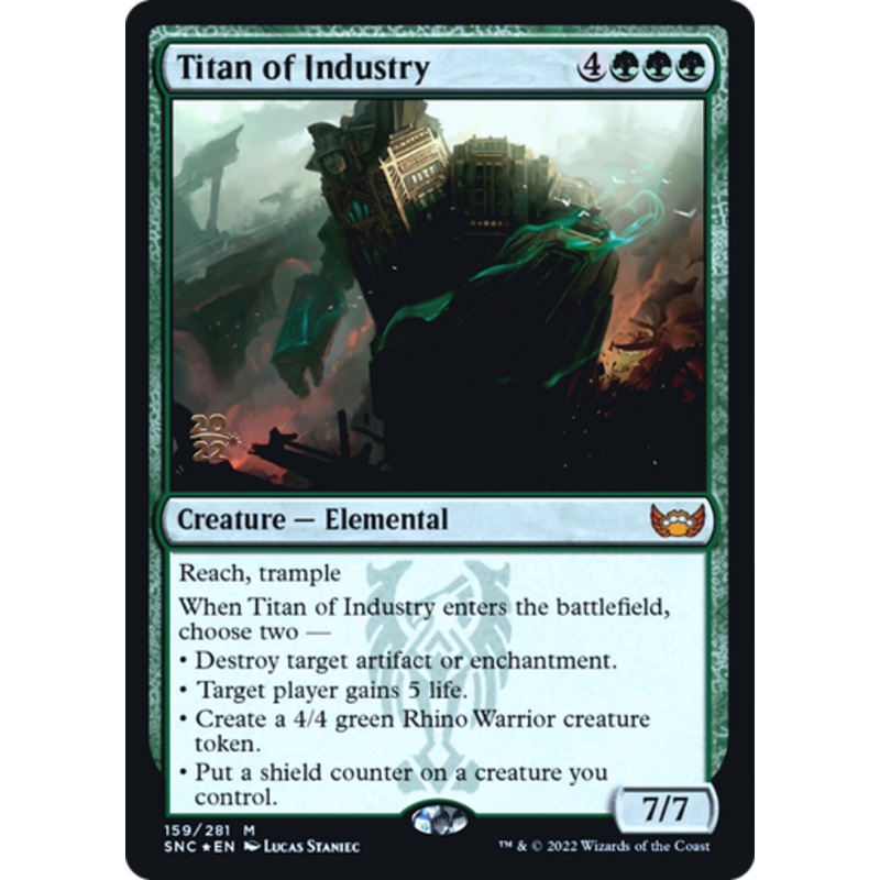 Titan of Industry (Prerelease foil) | Streets of New Capenna