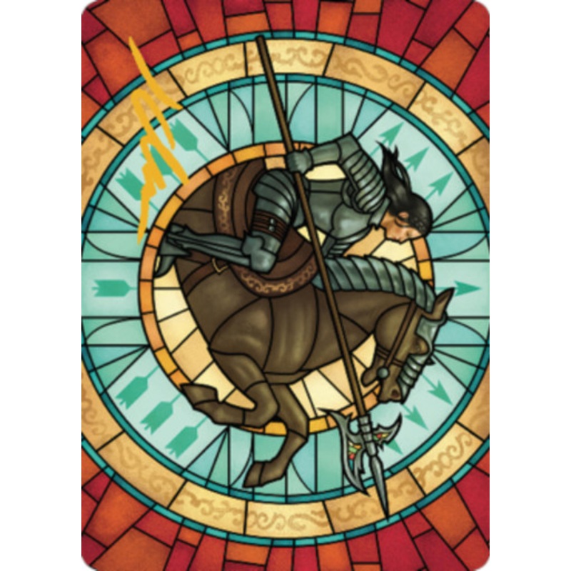 Tori D’Avenant, Fury Rider (#78) Art Card (Gold Stamped) | Dominaria United