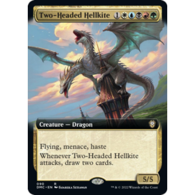 Two-Headed Hellkite (Extended Art)